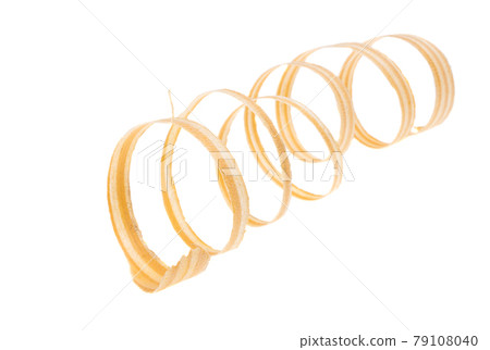 wood shavings isolated wood shavings isolated 79108040