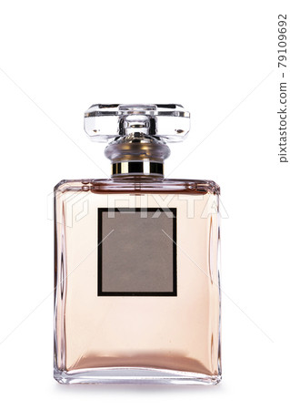 Perfume bottle on white 79109692
