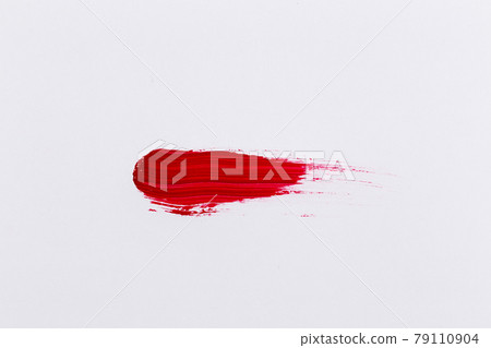 Red stroke of the paint brush Red stroke of the paint brush 79110904
