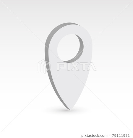 Map pointer - 3D vector object - Stock Illustration [79111951] - PIXTA