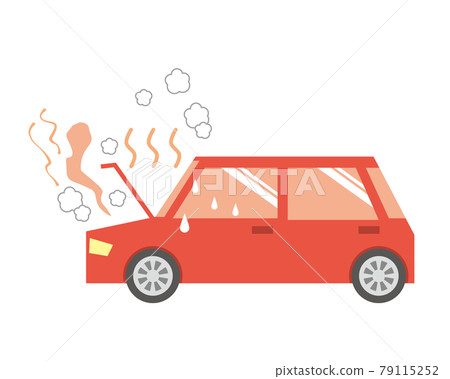 汽車過熱並停止的故障 汽車過熱並停止的故障 79115252