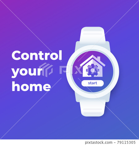 smart home app for smartwatch 79115305
