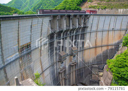 Kawaji Dam Dam scenery Nikko City 79115781