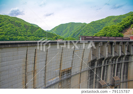 Kawaji Dam Dam scenery Nikko City 79115787