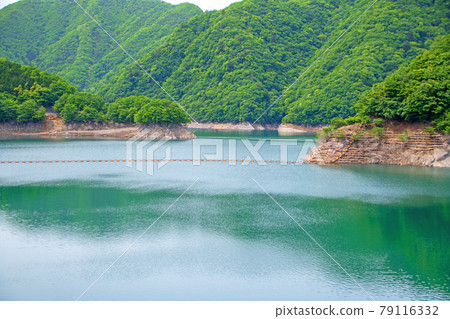 Kawaji Dam Dam Lake Yashio Lake Scenery Nikko City 79116332