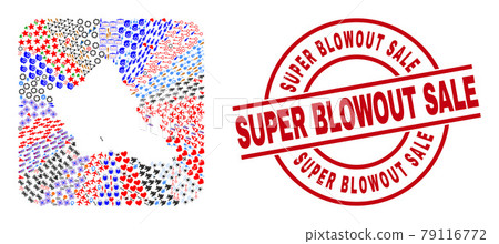 Super Blowout Sale Stamp Seal and Oahu Island Map Stencil Mosaic 79116772
