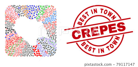 Best in Town Crepes Stamp Seal and Himachal Pradesh State Map Subtracted Mosaic Best in Town Crepes Stamp Seal and Himachal Pradesh State Map Subtracted Mosaic 79117147