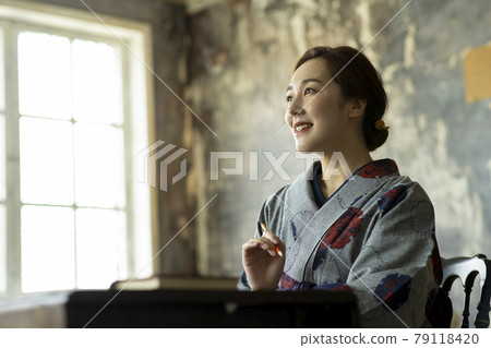 和服生活方式 tsumugi komon 和服生活方式 tsumugi komon 79118420