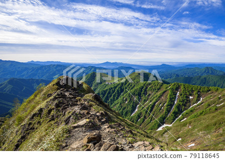 (Gunma Prefecture) Tanigawadake Nishikuro Ridge Rock Ridge and Tenjin Ridge (Gunma Prefecture) Tanigawadake Nishikuro Ridge Rock Ridge and Tenjin Ridge 79118645