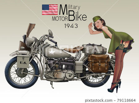 Indian bike girl Indian bike girl 79118664