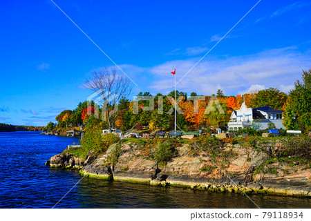House on the Thousand Islands, Ontario, Canada. House on the Thousand Islands, Ontario, Canada. 79118934