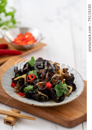 涼拌 木耳 雲耳 川耳 涼拌雲耳 涼拌川耳 Black fungus cold dish キクラゲ 涼拌 木耳 雲耳 川耳 涼拌雲耳 涼拌川耳 Black fungus cold dish キクラゲ 79119280