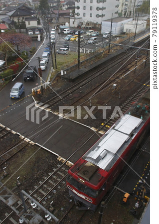 Return of Shinkansen rail transport train (Nippon Steel Chiki) Return of Shinkansen rail transport train (Nippon Steel Chiki) 79119378