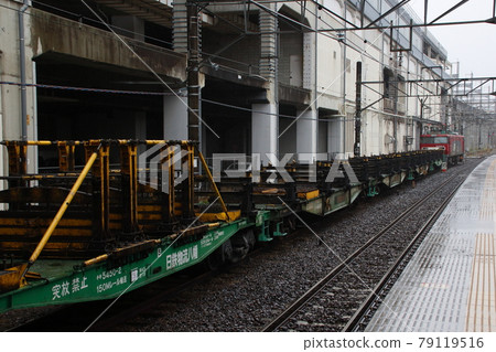 Nittetsu Chiki: Dedicated vehicle for Shinkansen rail transportation (Nasu-Shiobara Station) 79119516