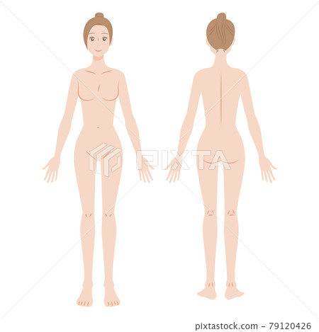 Women's whole-body illustration 79120426