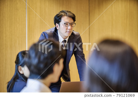 Business scene meeting Business scene meeting 79121069