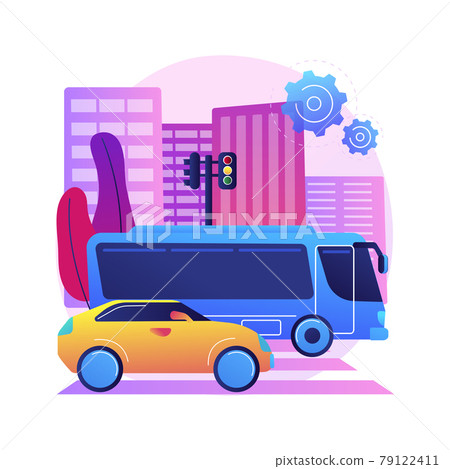 Surface transport abstract concept vector illustration. Surface transport abstract concept vector illustration. 79122411