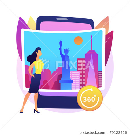 Virtual tour abstract concept vector illustration. Virtual tour abstract concept vector illustration. 79122526
