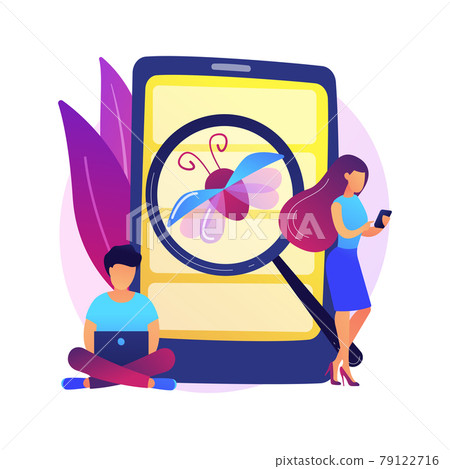 Beta testing abstract concept vector illustration. 79122716