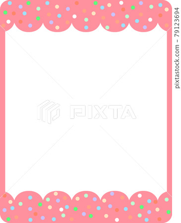 Empty pink curl frame banner template Empty pink curl frame banner template 79123694