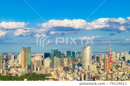 Tokyo evening view, big city seen from Shibuya Tokyo evening view, big city seen from Shibuya 79124011
