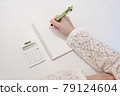 Pen Ballpoint Pen Notebook Calculator Calculation Telework Home Office Writing Qualification Study Memo Female Housewife 79124604