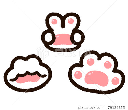 爪子的石頭剪刀手標誌 79124855