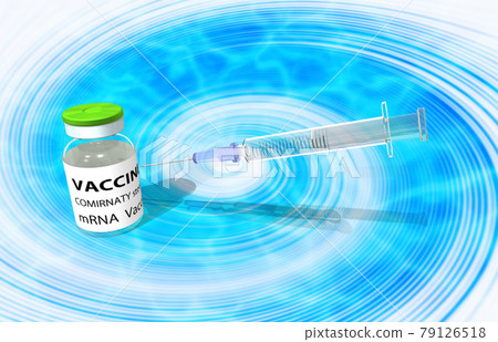 Vaccination and syringe 79126518