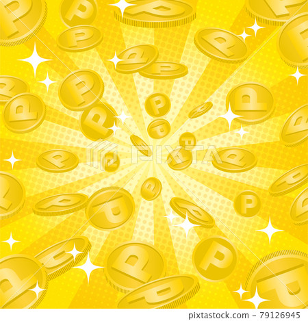 硬幣表達點背景素材 硬幣表達點背景素材 79126945