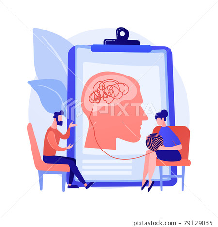 Psychotherapy abstract concept vector illustration. Psychotherapy abstract concept vector illustration. 79129035