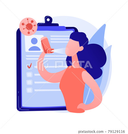 Respiratory disease treatment vector concept metaphor Respiratory disease treatment vector concept metaphor 79129116