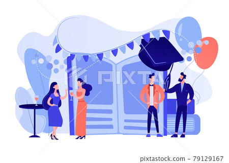 Prom party concept vector illustration. 79129167