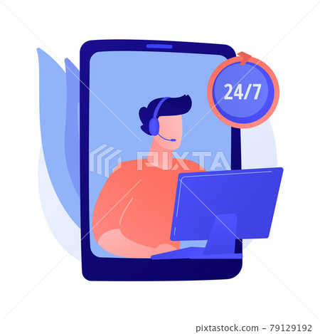 All-day support vector concept metaphor. 79129192