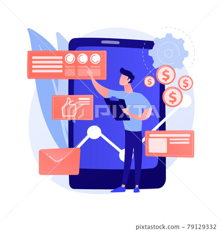 Data analysis vector concept metaphor - Stock Illustration [79129332 ...
