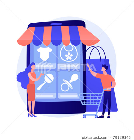 Online shopping vector concept metaphor Online shopping vector concept metaphor 79129345