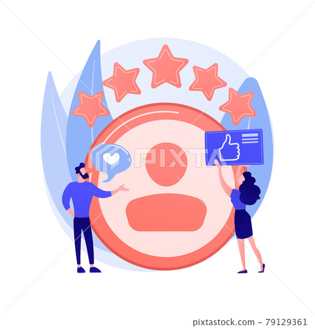 Profile rating vector concept metaphor Profile rating vector concept metaphor 79129361