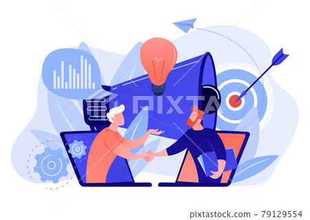 Collaboration concept vector illustration. 79129554