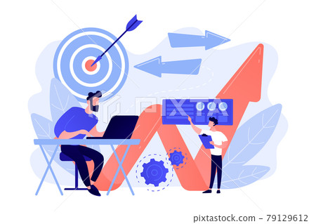 Business direction concept vector illustration. 79129612