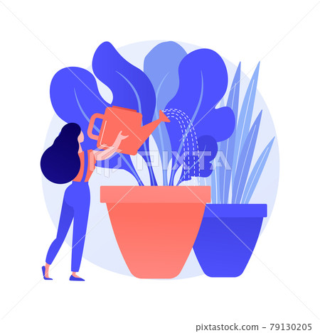 Home gardening abstract concept vector illustration. 79130205