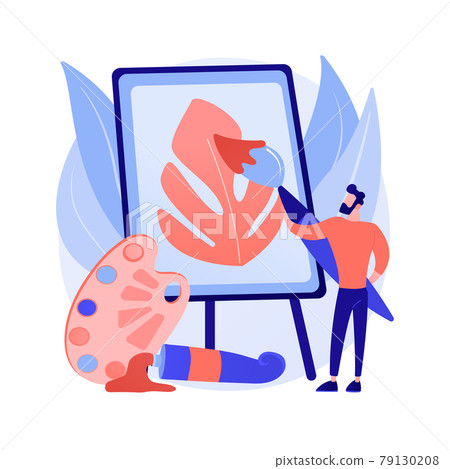 Painting abstract concept vector illustration. Painting abstract concept vector illustration. 79130208