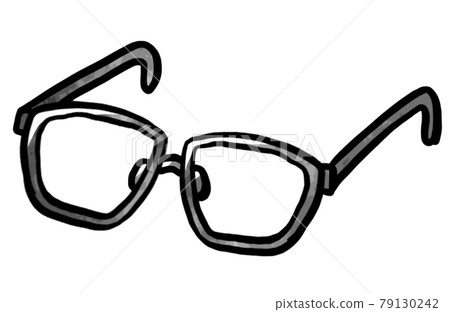 Black edge glasses 79130242