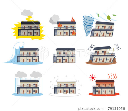 vector, vectors, disaster - Stock Illustration [79131056] - PIXTA