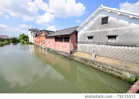 Yanagawa City, a landscape with a cut, Namiku 79135833