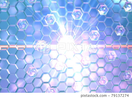 Hexagon Digital IT Technology Industrial Medicine State-of-the-art Luminous Image Background Wallpaper (3DCG) Hexagon Digital IT Technology Industrial Medicine State-of-the-art Luminous Image Background Wallpaper (3DCG) 79137274