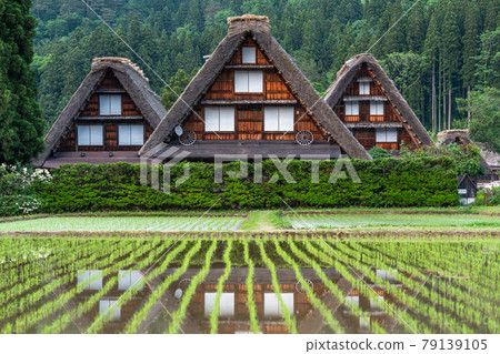 《岐阜縣》 白川鄉的日落/初夏 《岐阜縣》 白川鄉的日落/初夏 79139105