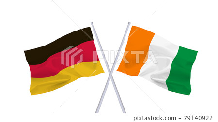 Côte d'Ivoire and the German flag 79140922
