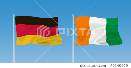 Côte d'Ivoire and the German flag 79140929