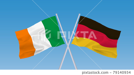 Côte d'Ivoire and the German flag Côte d'Ivoire and the German flag 79140934