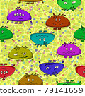 Cartoon Monsters Seamless 79141659