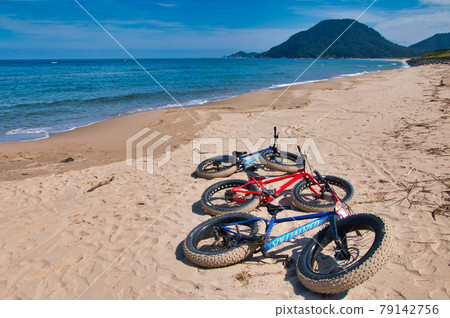 鳥取沙丘的胖自行車 79142756